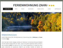 Tablet Screenshot of ferienwohnung-zahn.de